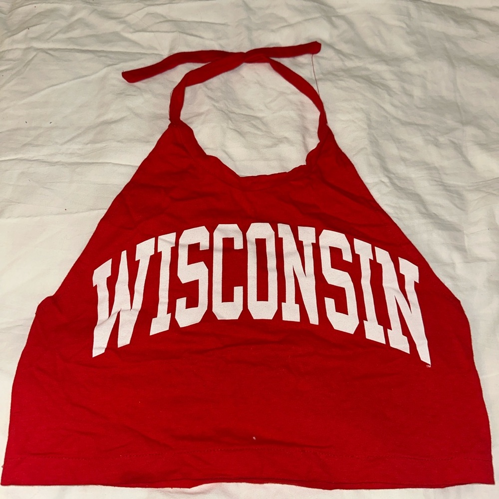 Red Wisconsin Halter Tailgate Top